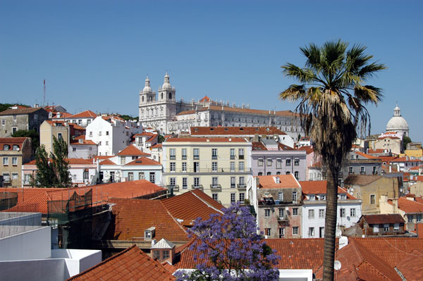 View of Alfama from Largo das Portas do Sol