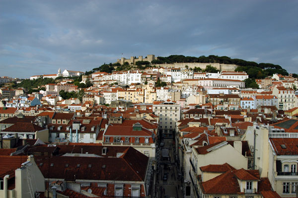 Looking down on Baixa, the lower town, from Barrio Alto, the upper town