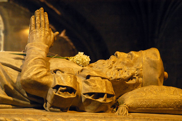 Tomb of Portuguese explorer Vasco da Gama (1469-1524)