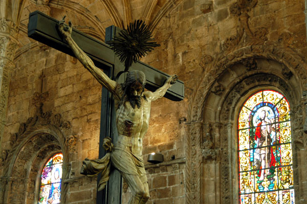 Christ on the Cross, choir loft, Igreja de Santa Maria