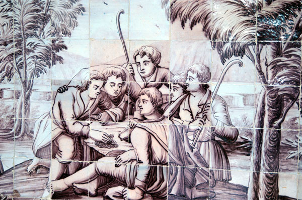 Azulejo tiles, Refectory, Mosteiro dos Jernimos