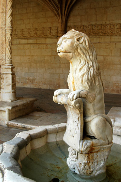 Lion fountain, Mosteiro dos Jernimos