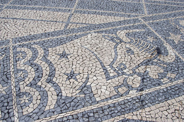 Praa do Imprio - zodiac mosiac - taurus