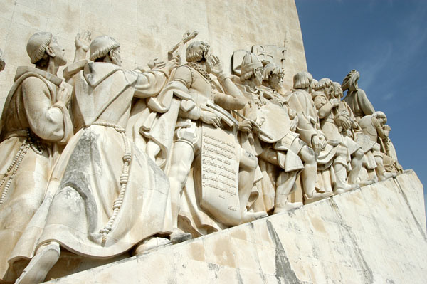 West side of the Monument to the Discoveries, Lisbon
