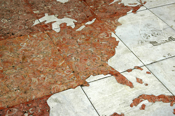 Belém map - Southeastern North America