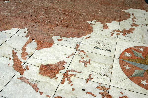 Belém map - Southeast Asia, China, Japan