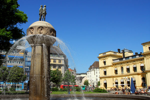 Christian Frederiks plass fountain, Oslo