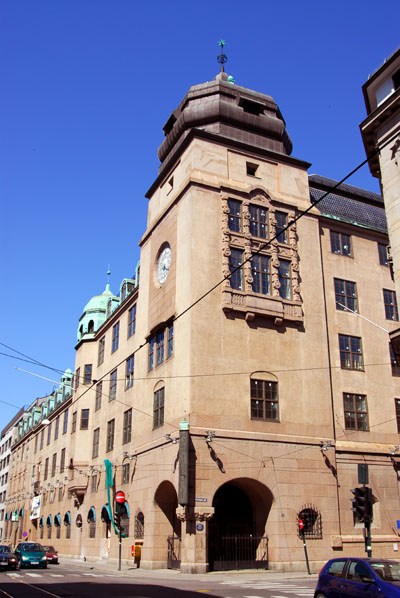 Hovedpostkontor - Main Post Office - Tollbugate & Dronningens gate