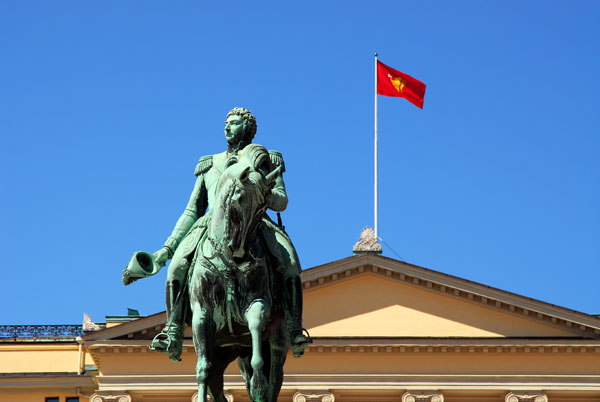 Equestrian statue of King Karl Johan of Sweden and Norway 1818-1844