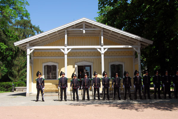 The guardhouse next to the Royal Palace, Oslo