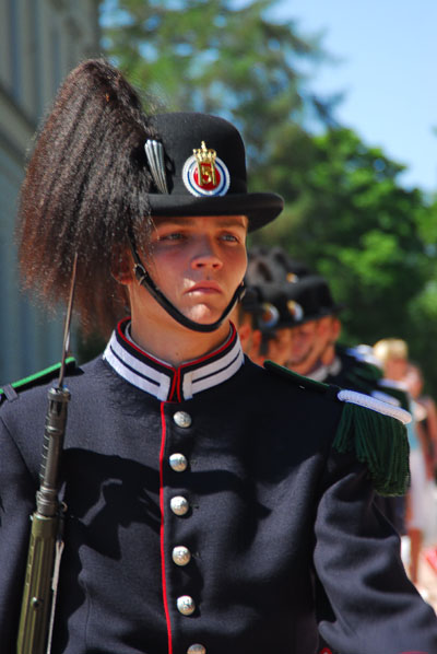 Changing of the Guard, Oslo Royal Palace