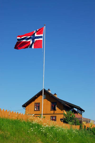 Norwegians love their flag almost as much as the Danish