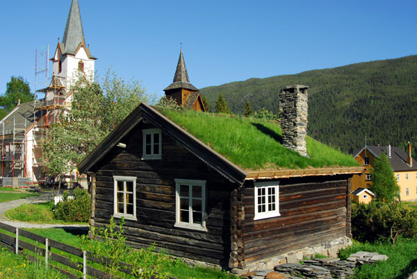 Turf-roofed log house, Torpo
