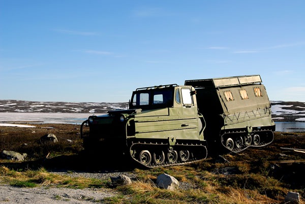 Tracked vehicle, Hardangervidda