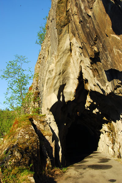 Old road tunnel