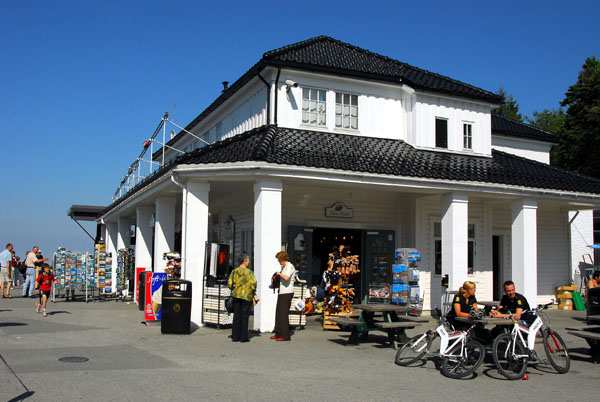 Souvenir shop at the top of the Flibanen