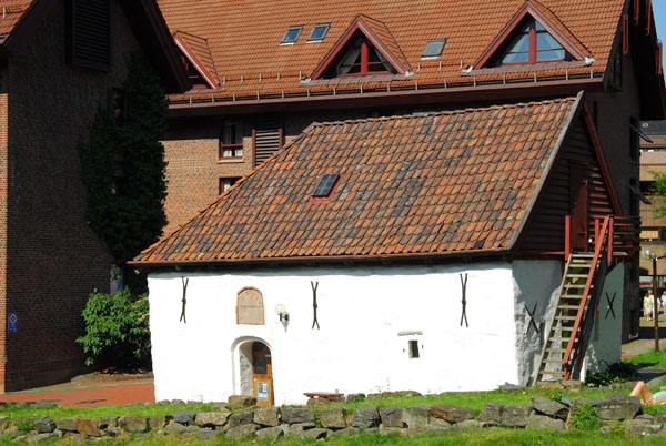 Behind Bryggen next to SAS Hotel