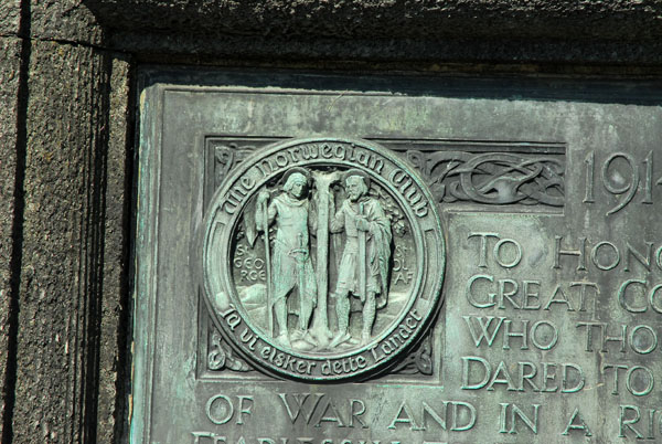 The Norwegian Club plaque, Bergen