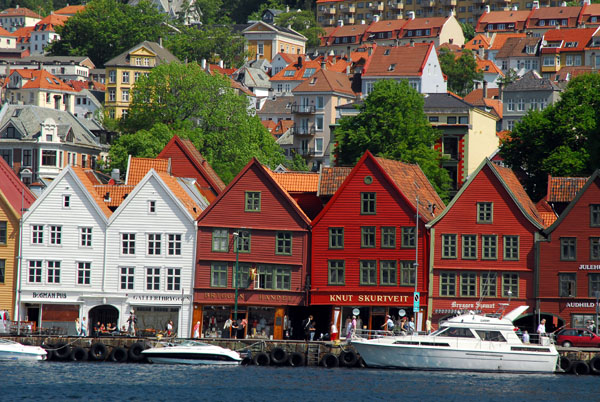 Bryggen seen from the southern shore of Vgen