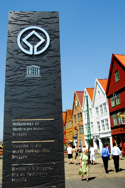 UNESCO World Hertiage listing for Bryggen
