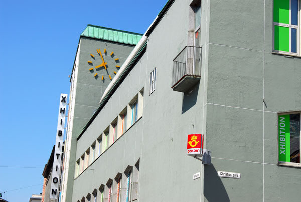 New post office, Rådhusgaten & Christies gate