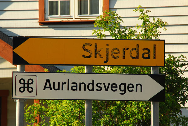 Aurlandsvegen, the old snow route over the mountains, replaced by the new 24.5 km Lrsdaltunnelen