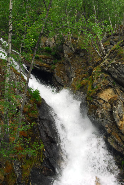 One of countless small waterfalls in Norway