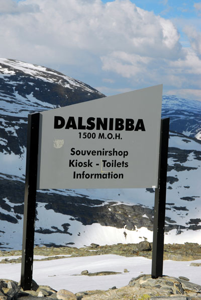 Dalsnibba summit, 1500m above Geirangerfjord