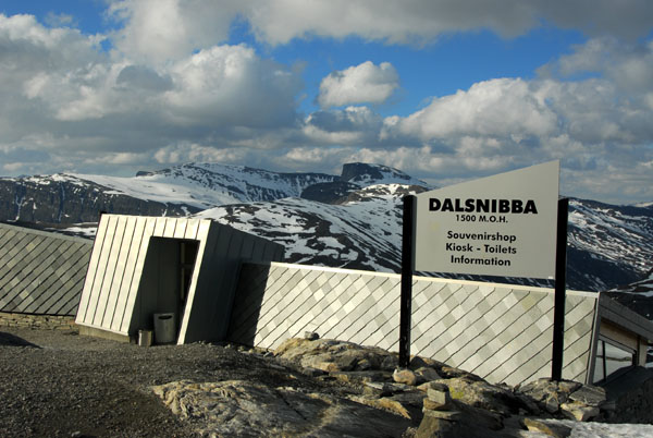 Kiosk at the summit of Dalsnibba