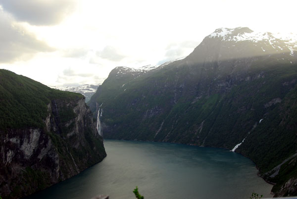 Geraingerfjord from the top of the Eagle's Road