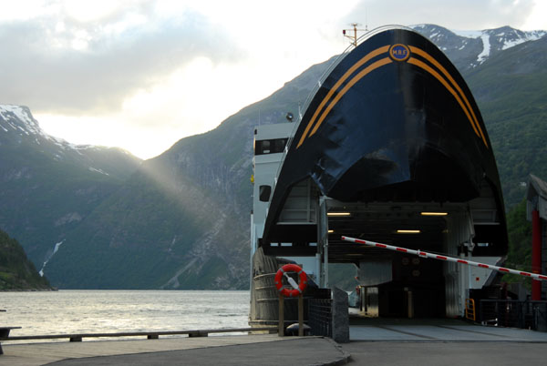 Geirangerfjord ferry M/F Bolsy