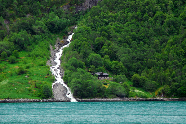 A small waterfall, Geirangerfjord