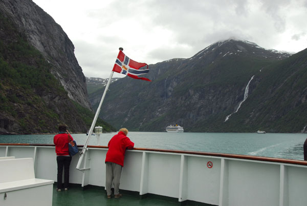 Chilly day on the M/F Belsøy
