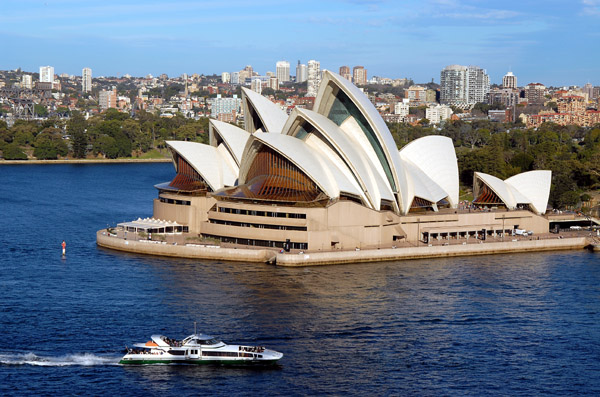Sydney Opera House from Sydney Harbour Bridge