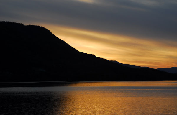 Sunset over the Losna, Gudbrandsdalen