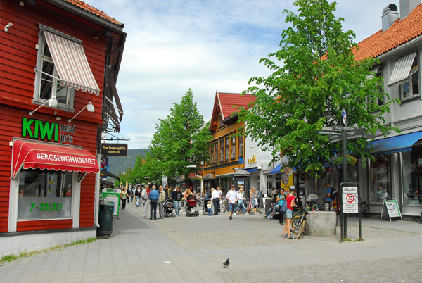 Main pedestrian zone, Lillehammer