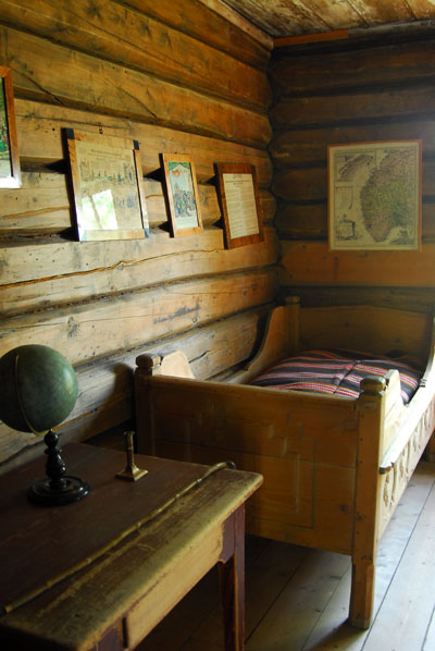 Schoolmaster's room, 1860's schoolhouse