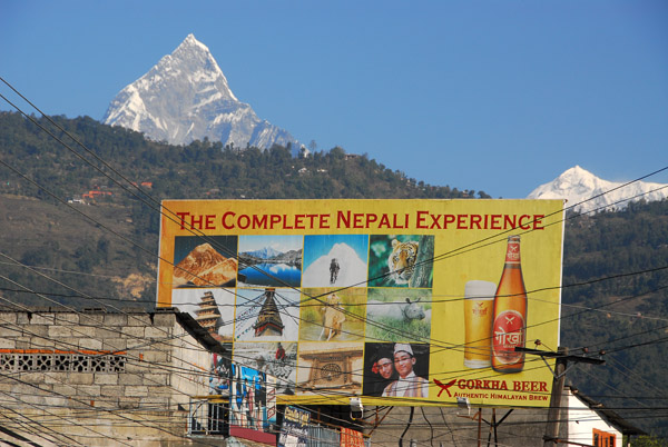 Gorkha Beer advertisement, Pokhara Lakeside