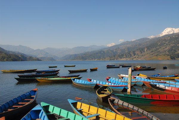Canoes, Phewa Ghat, Lakeside Pokhara