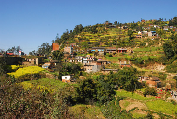 Hillside off the Prithvi Highway leading west out of Kathmandu Valley