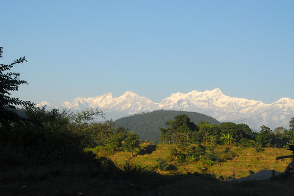 Manaslu (8156m/26,758ft) and Himalchuli (7893m/25,895ft)