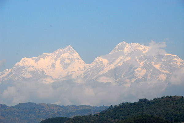 Manaslu (8156m/26,759ft) 8th tallest - and Ngadi Chuli (7871m)