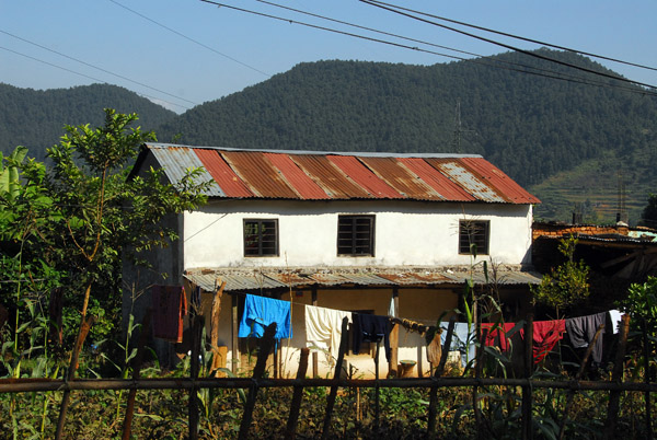 Along the Prithvi Highway just west of Damauli