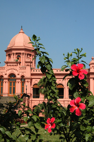 After being allowed to rot, the Ahsan Manzil was restored 1985-92