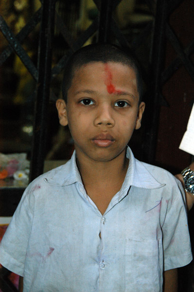 Hindu boy in Dhaka