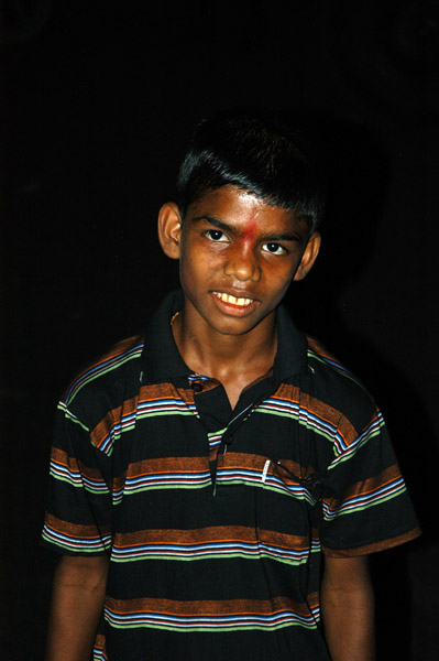 Hindu boy at the festival, Dhaka