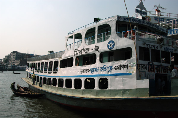 Large Bangladeshi river ferry, Sandar Ghat, Dhaka