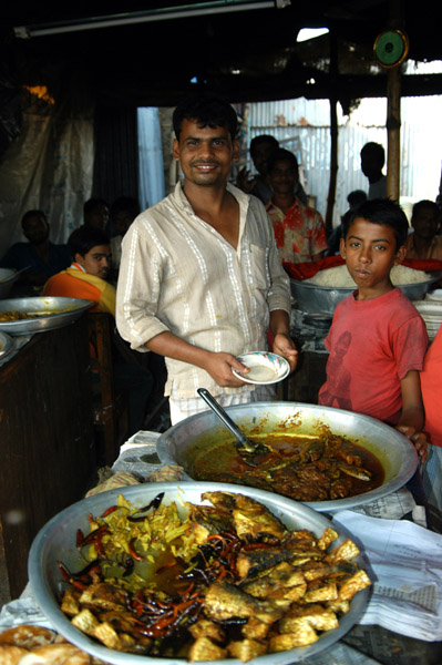 Bangladeshi restaurant at the Fatulla Market