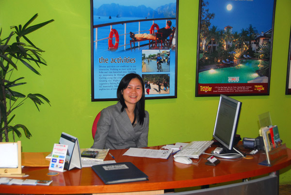 Catherine (Hong Phuong Thảo) the Asiana Travel Mate agent we used to plan our excursions