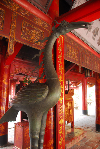 Bronze crane, Ceremonial Hall, Temple of Literature